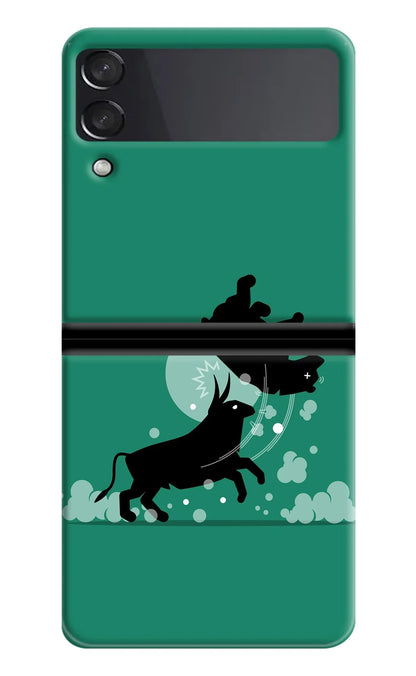 Bull Conqueror Samsung Galaxy Z Flip4 Back Cover