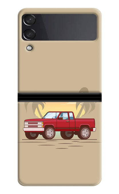 Desert Classic Drive Samsung Galaxy Z Flip4 Back Cover