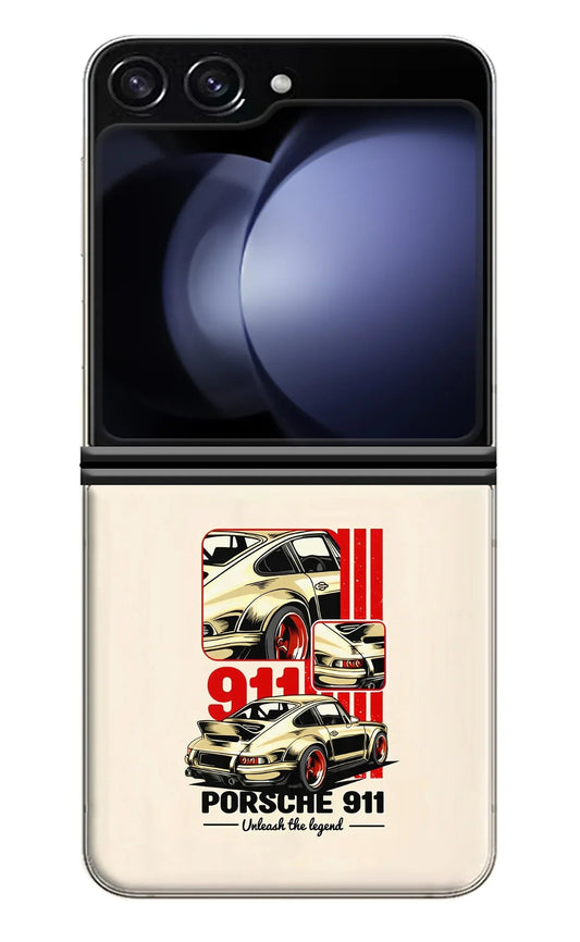 Classic Porsche 911 Samsung Galaxy Z Flip5 Back Cover