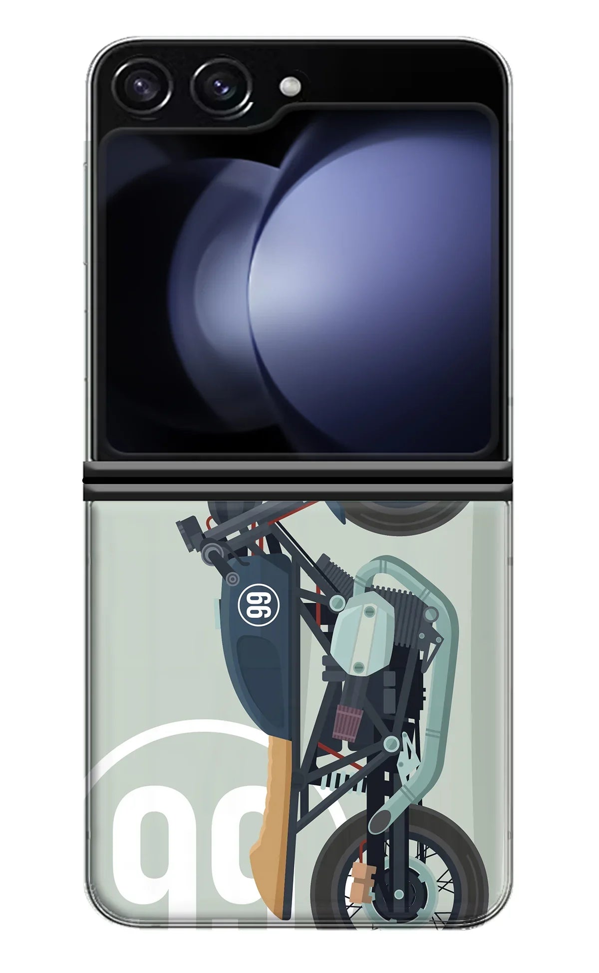 Classic Cafe Racer 99 Samsung Galaxy Z Flip5 Back Cover