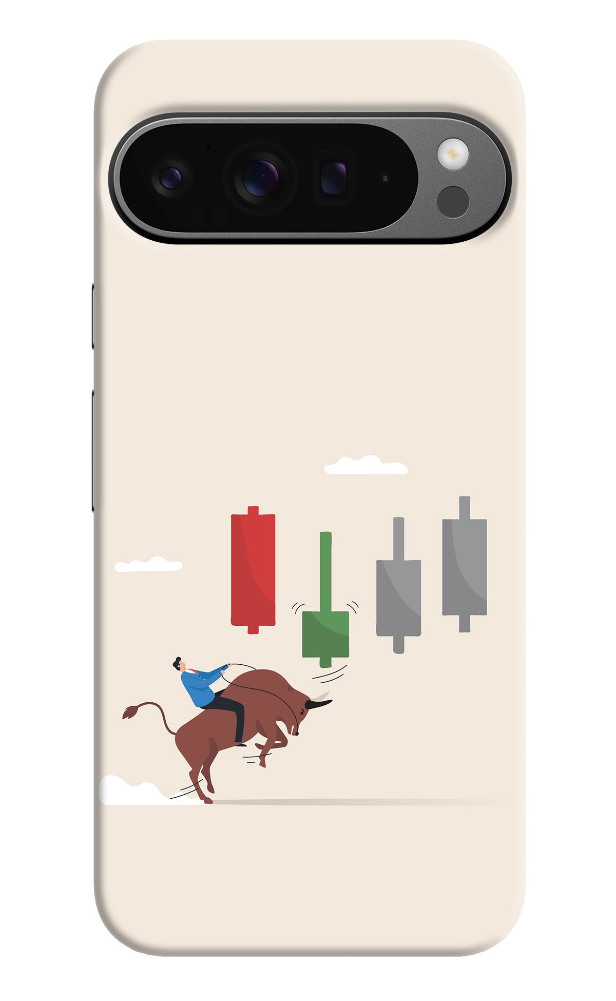 Bull Trading Momentum Google Pixel 9 Pro XL Back Cover