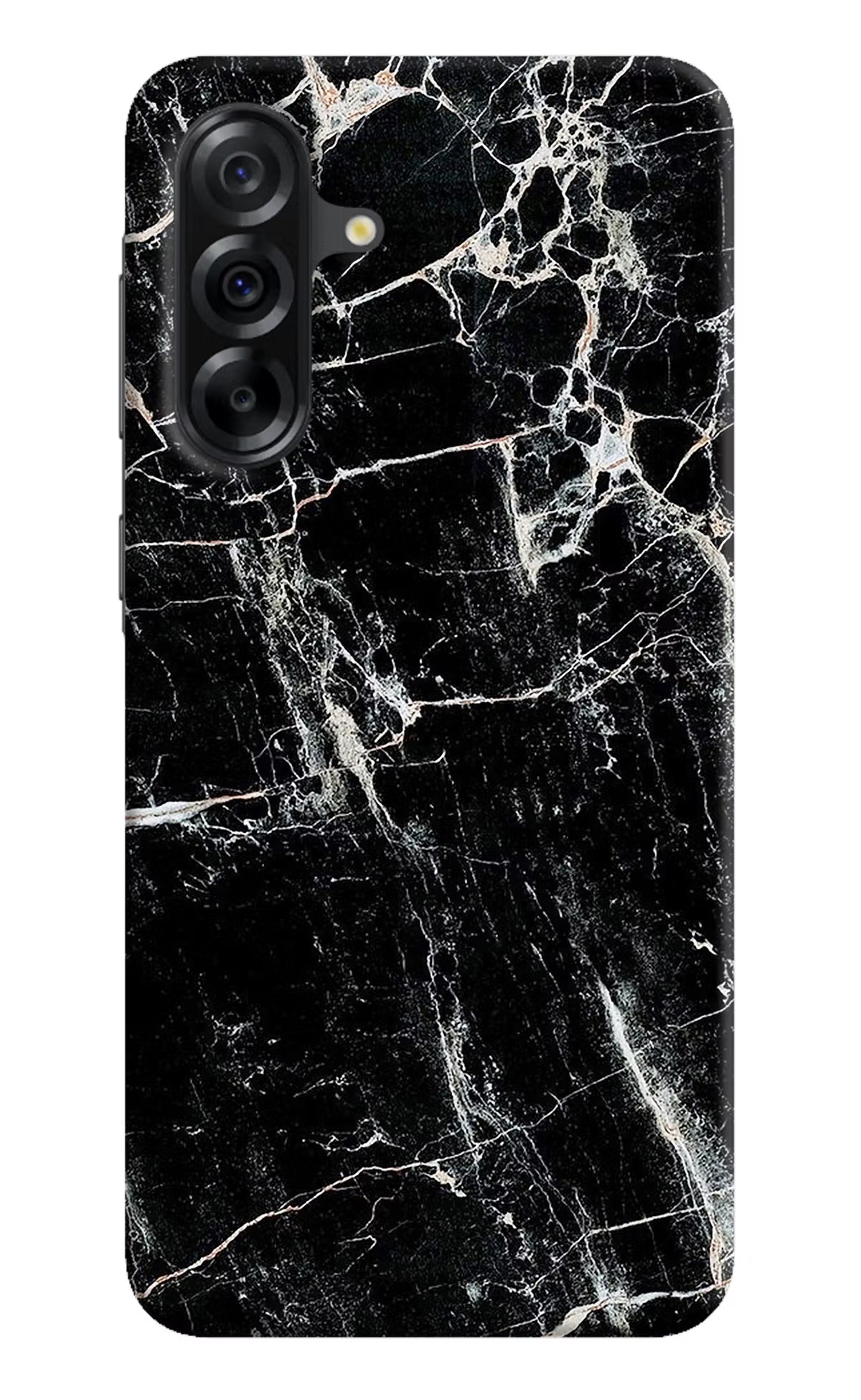 Black Marble Texture Samsung A36 5G Back Cover