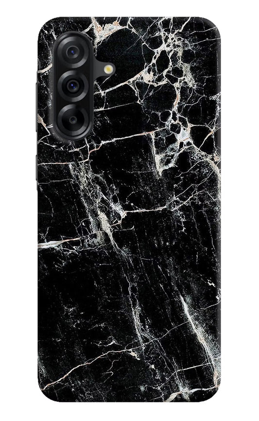 Black Marble Texture Samsung A36 5G Back Cover