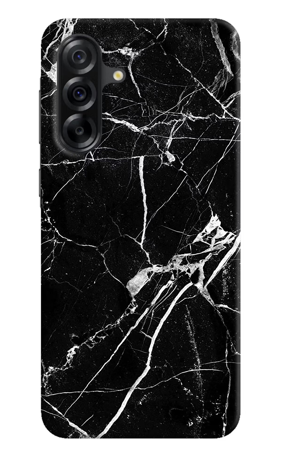 Black Marble Pattern Samsung A36 5G Back Cover