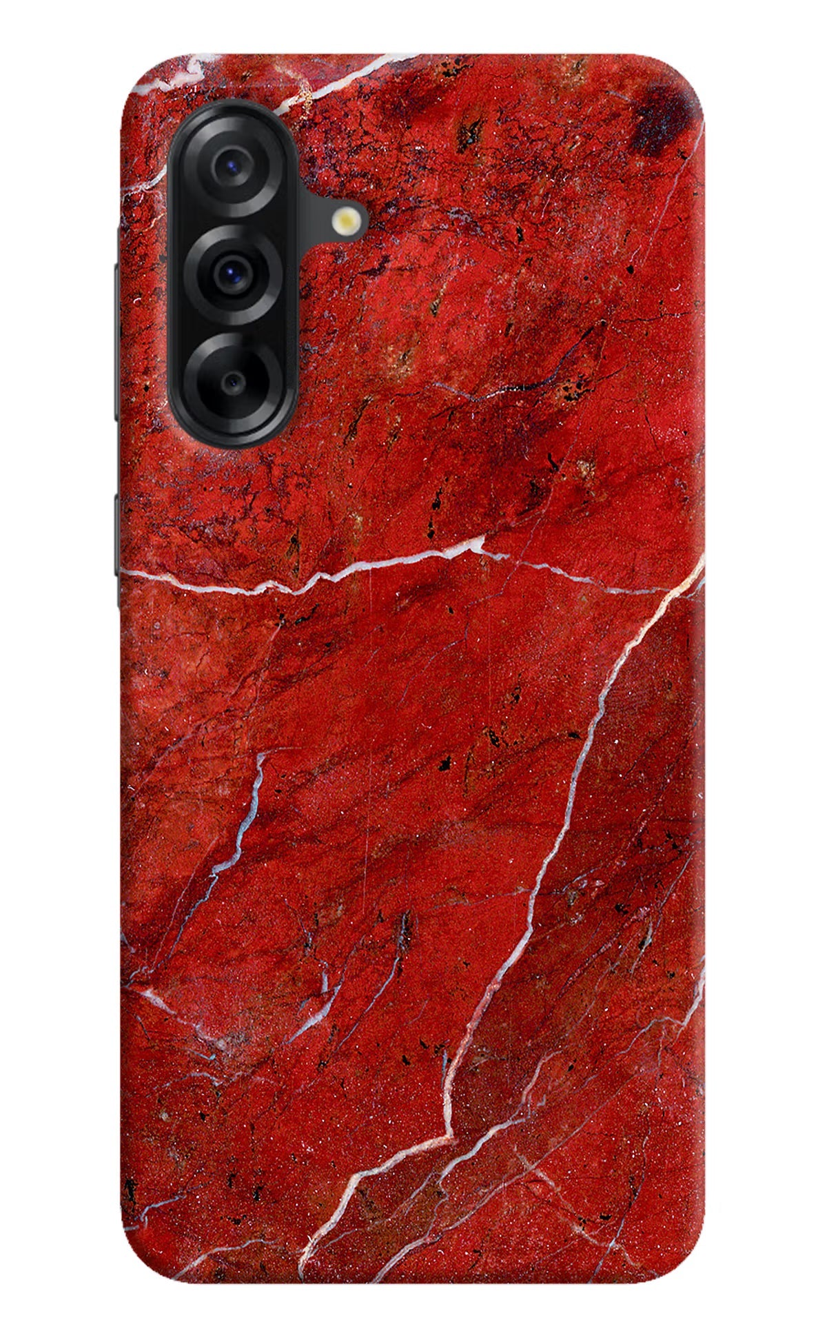 Red Marble Design Samsung A36 5G Back Cover
