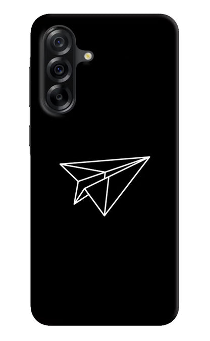 Paper Plane White Samsung A36 5G Back Cover