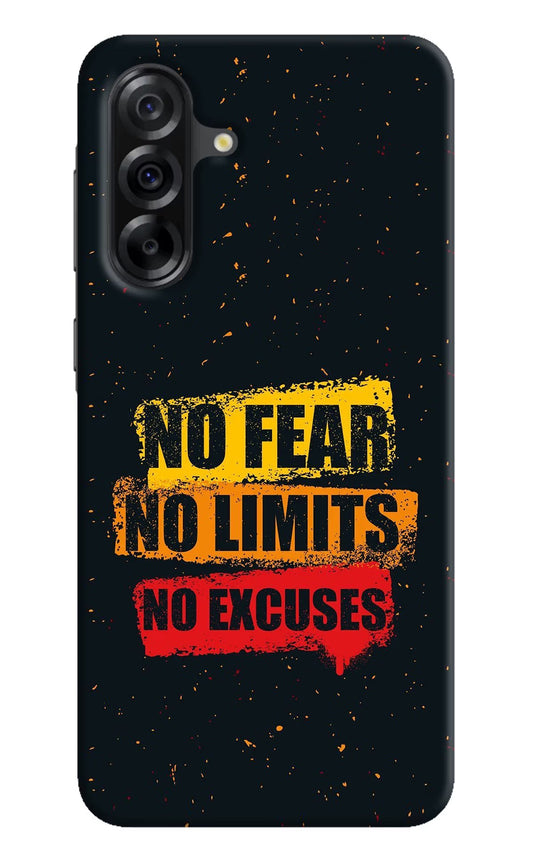 No Fear No Limits No Excuse Samsung A36 5G Back Cover