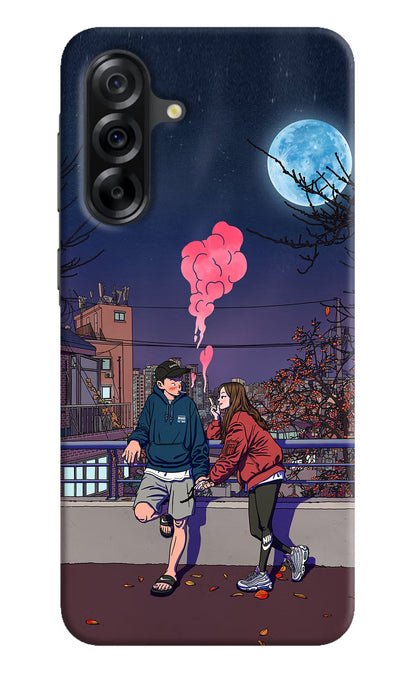 Chilling Couple Samsung A36 5G Back Cover