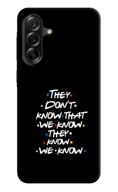 FRIENDS Dialogue Samsung A36 5G Back Cover