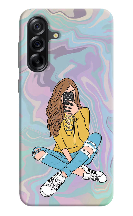 Selfie Girl Samsung A36 5G Back Cover