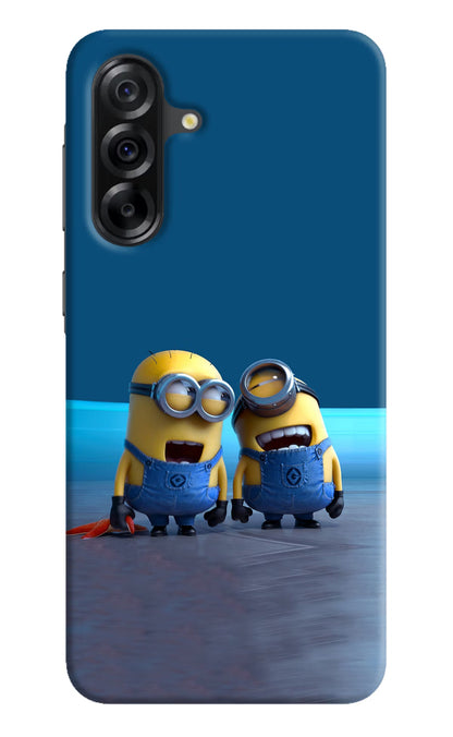 Minion Laughing Samsung A36 5G Back Cover