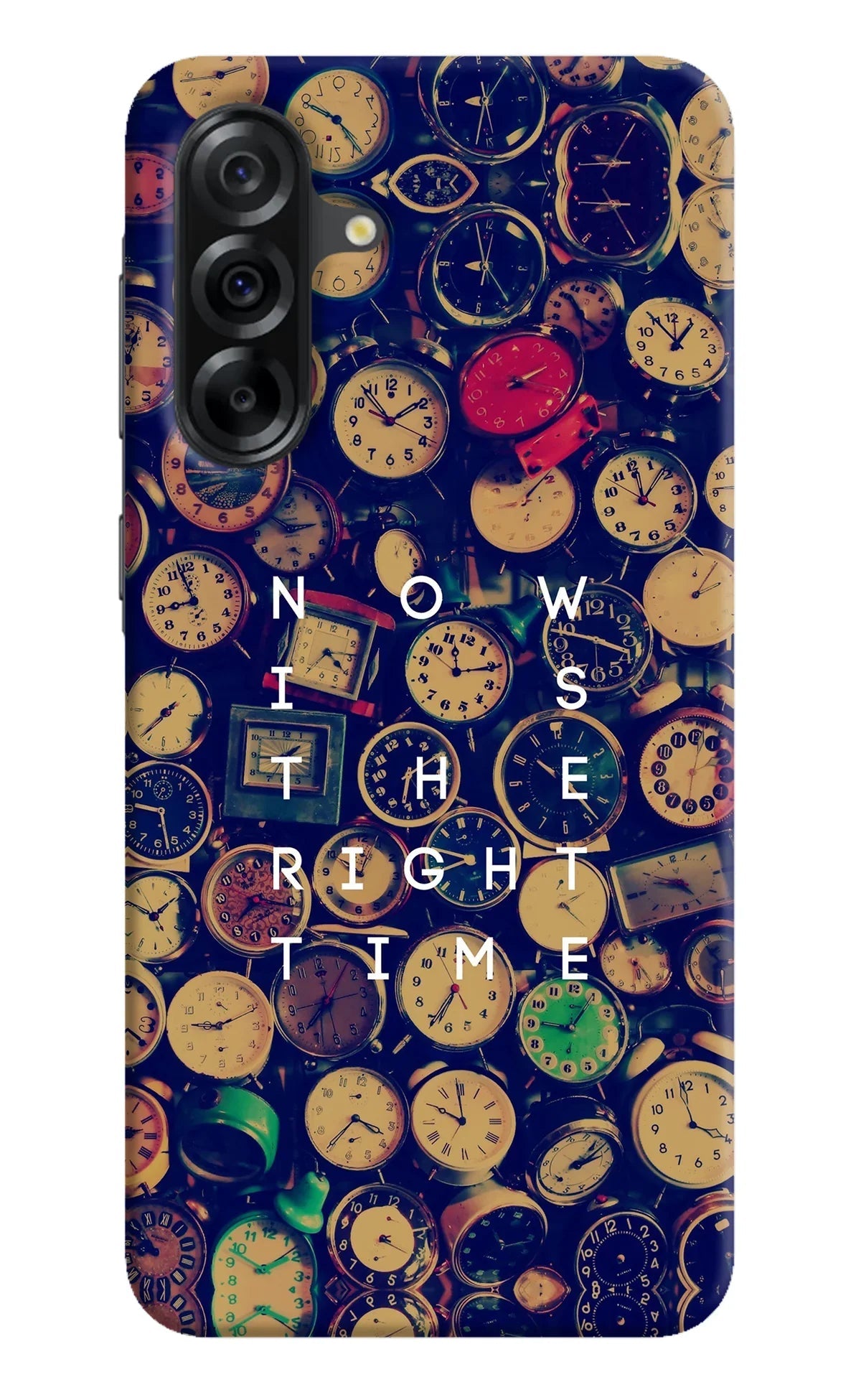 Now is the Right Time Quote Samsung A36 5G Back Cover