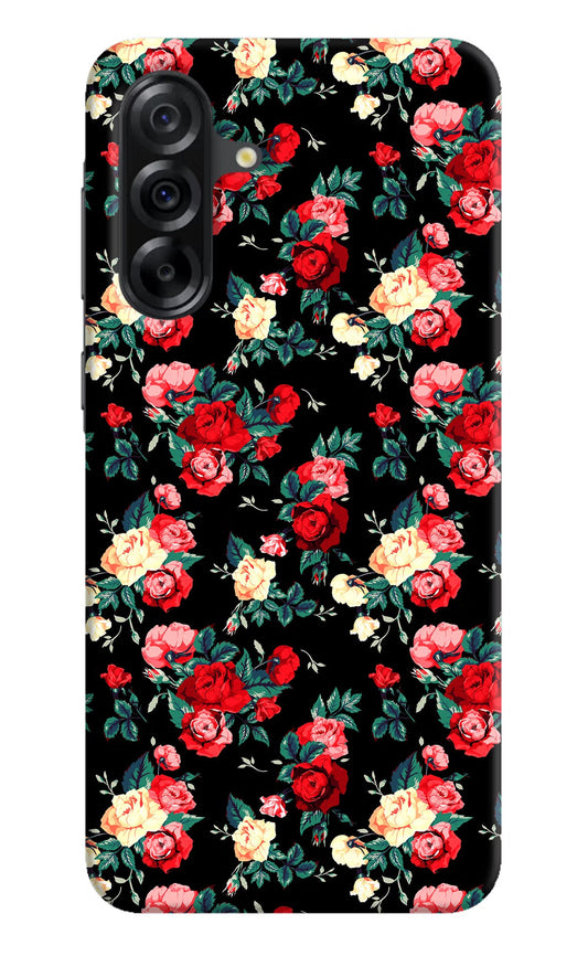 Rose Pattern Samsung A36 5G Back Cover
