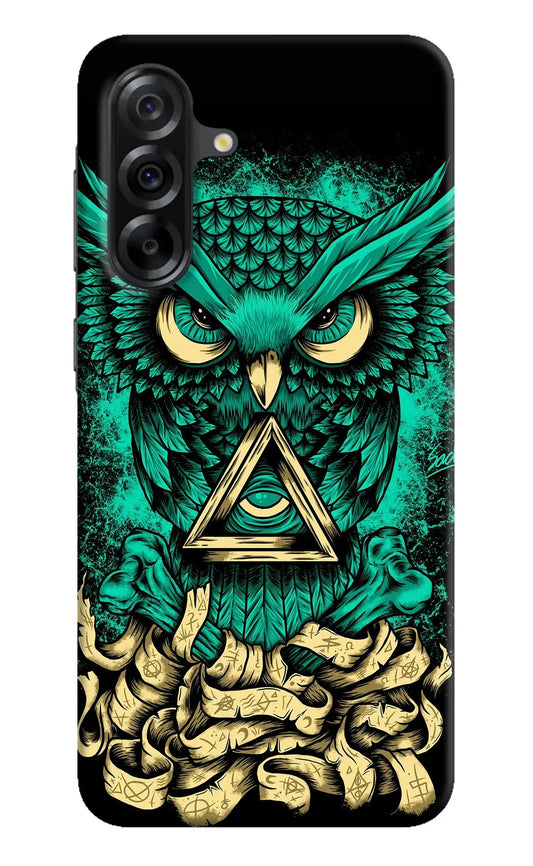 Green Owl Samsung A36 5G Back Cover