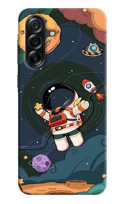 Cartoon Astronaut Samsung A36 5G Back Cover