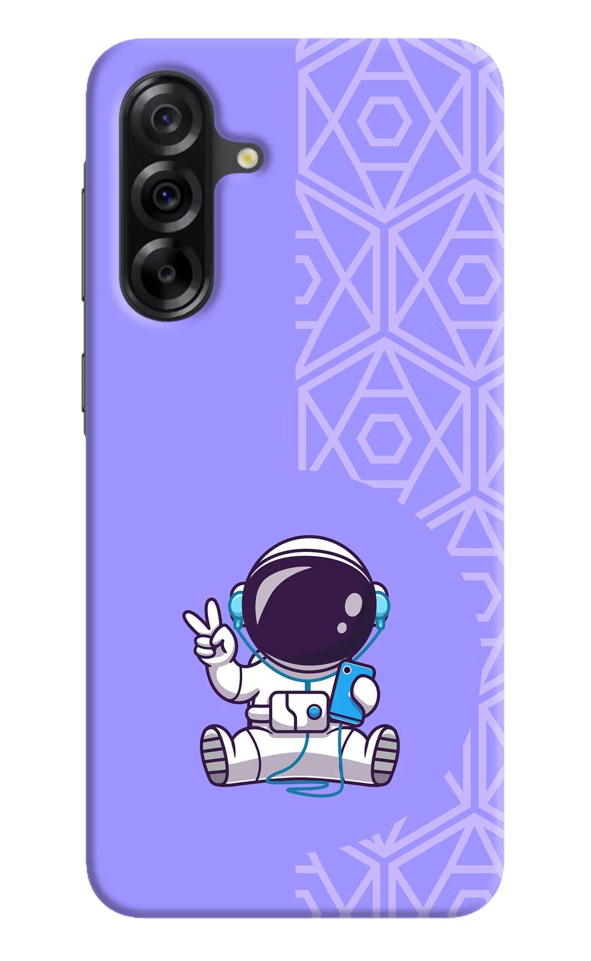Cute Astronaut Chilling Samsung A36 5G Back Cover