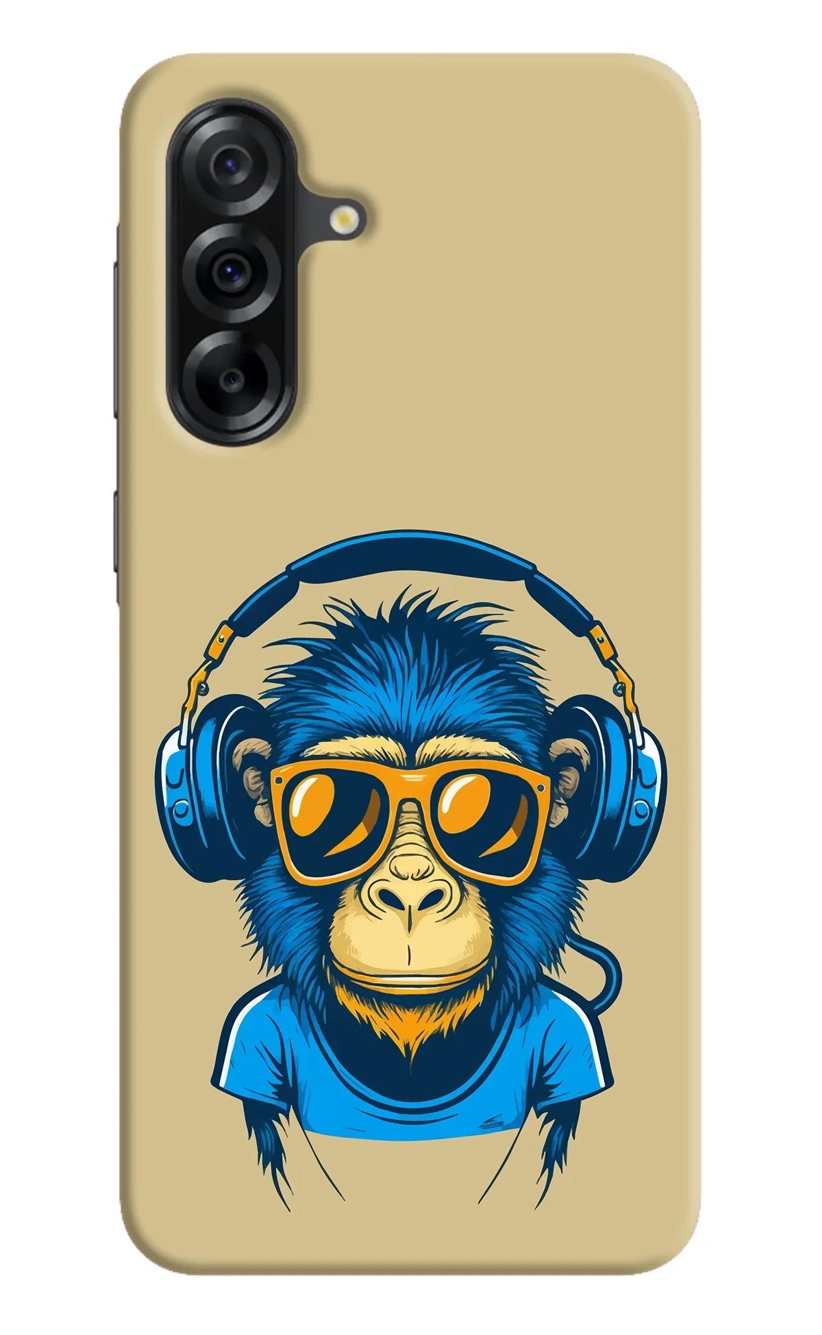 Monkey Headphone Samsung A36 5G Back Cover