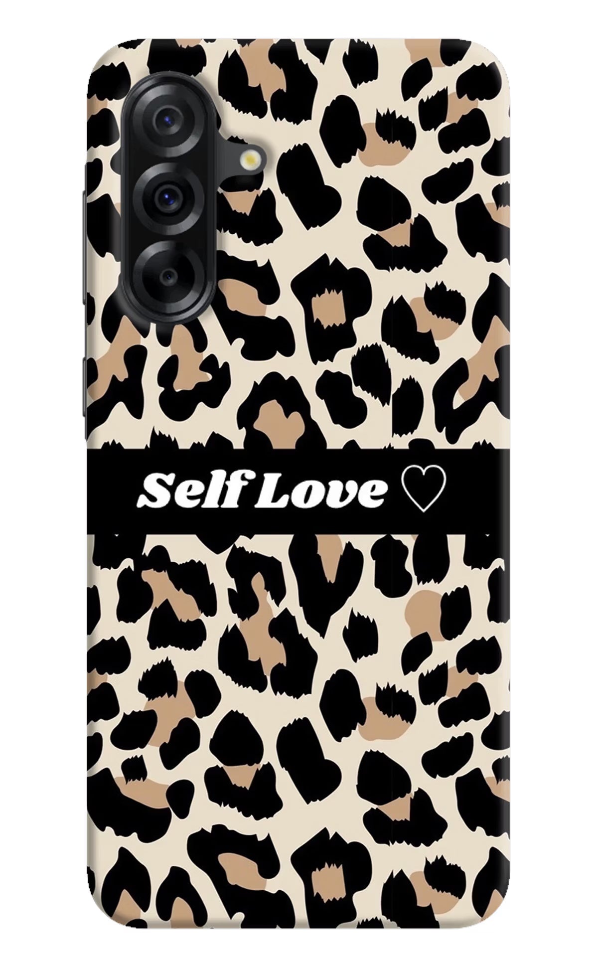 Leopard Print Self Love Samsung A36 5G Back Cover