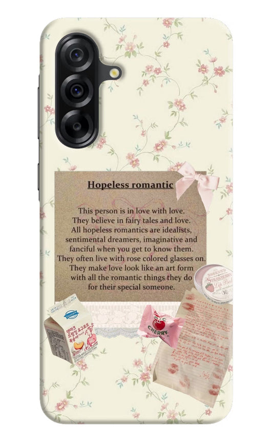 Hopeless Romantic Samsung A36 5G Back Cover