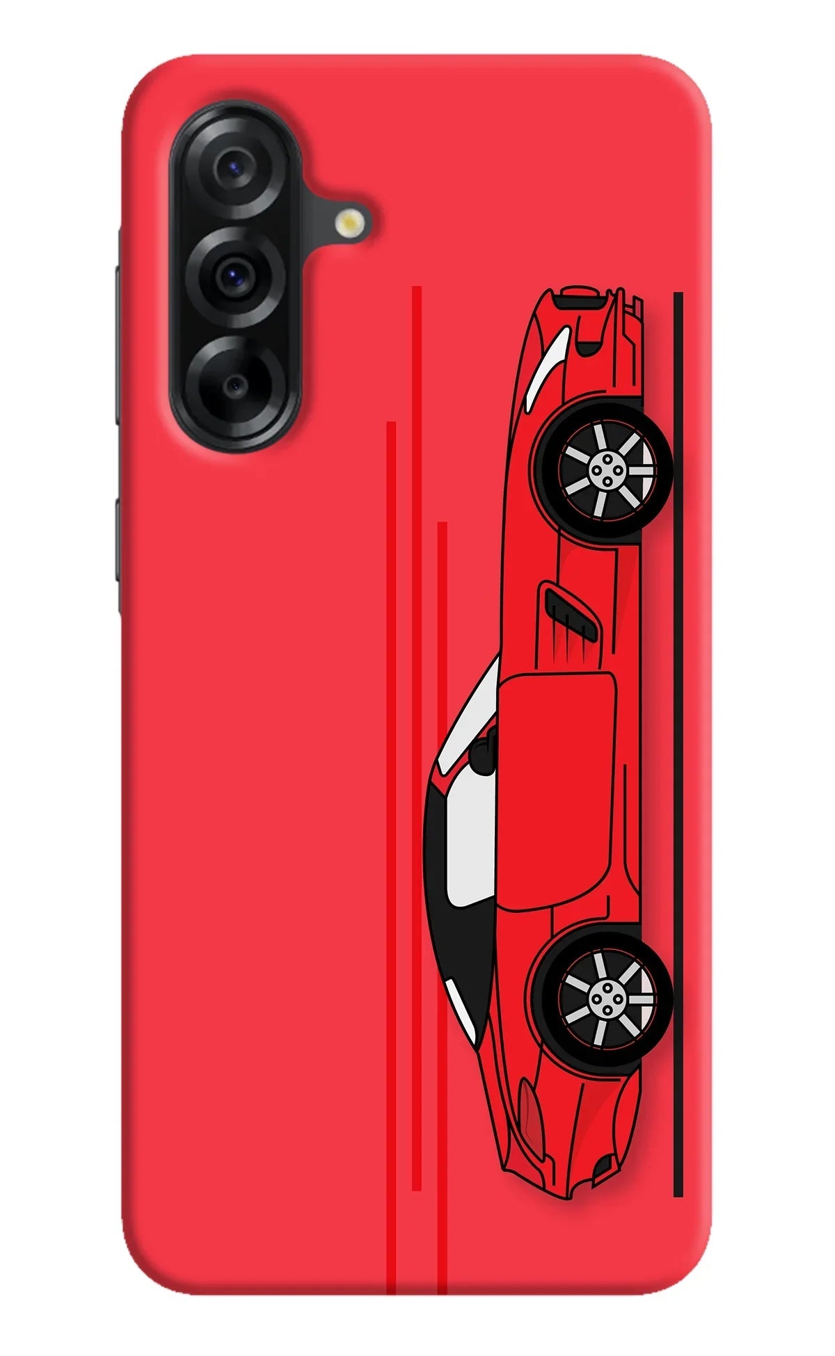 Red Velocity Samsung A36 5G Back Cover