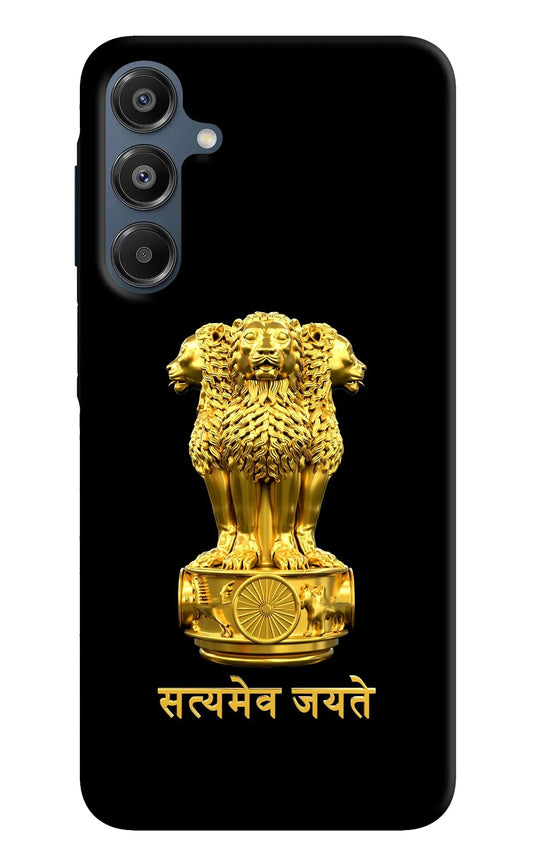 Satyamev Jayate Golden Samsung A16 5G Back Cover