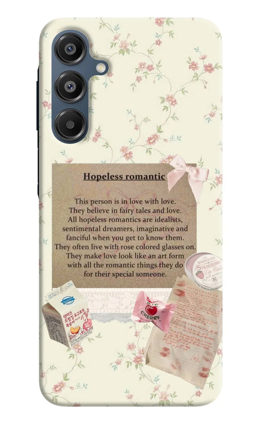 Hopeless Romantic Samsung A16 5G Back Cover