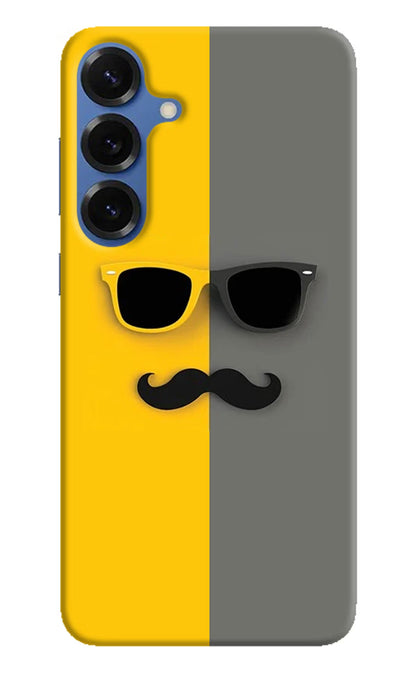 Sunglasses with Mustache Samsung S25 Back Cover
