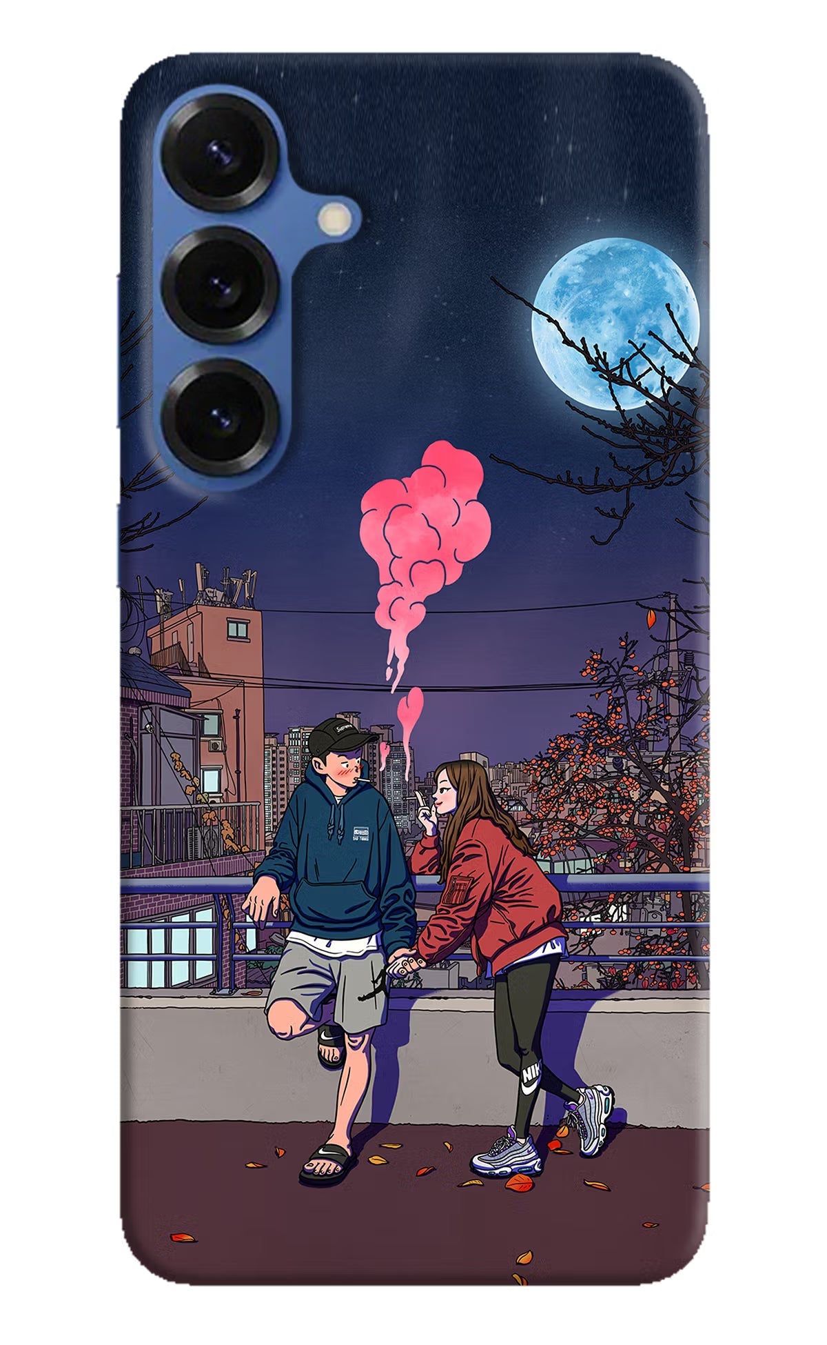 Chilling Couple Samsung S25 Back Cover