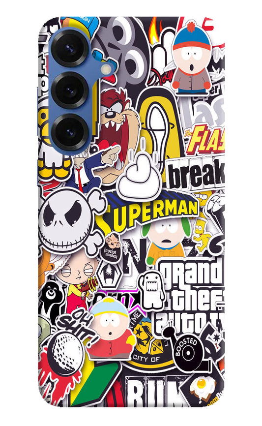 Sticker Bomb Samsung S25 Back Cover