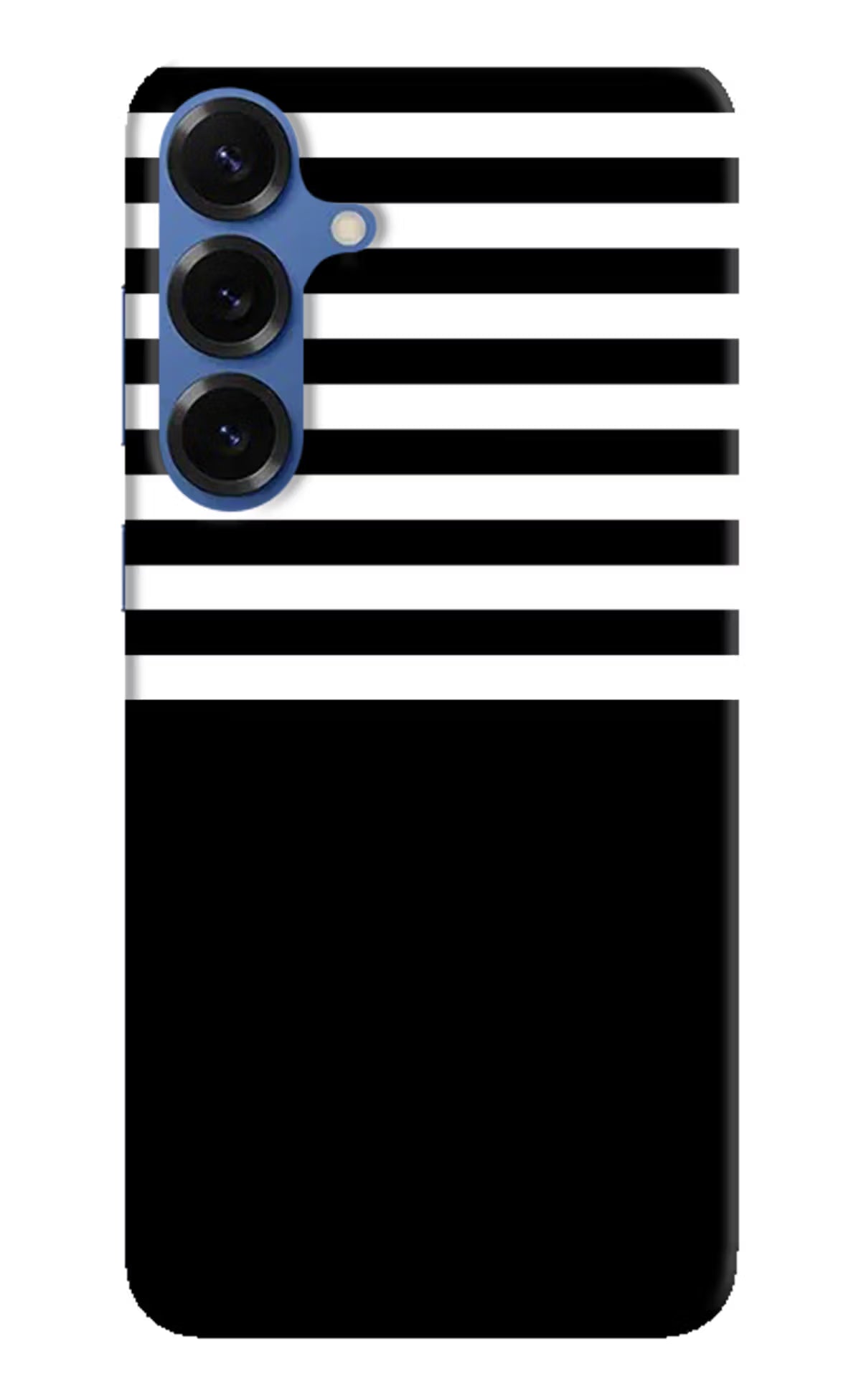 Black and White Print Samsung S25 Back Cover