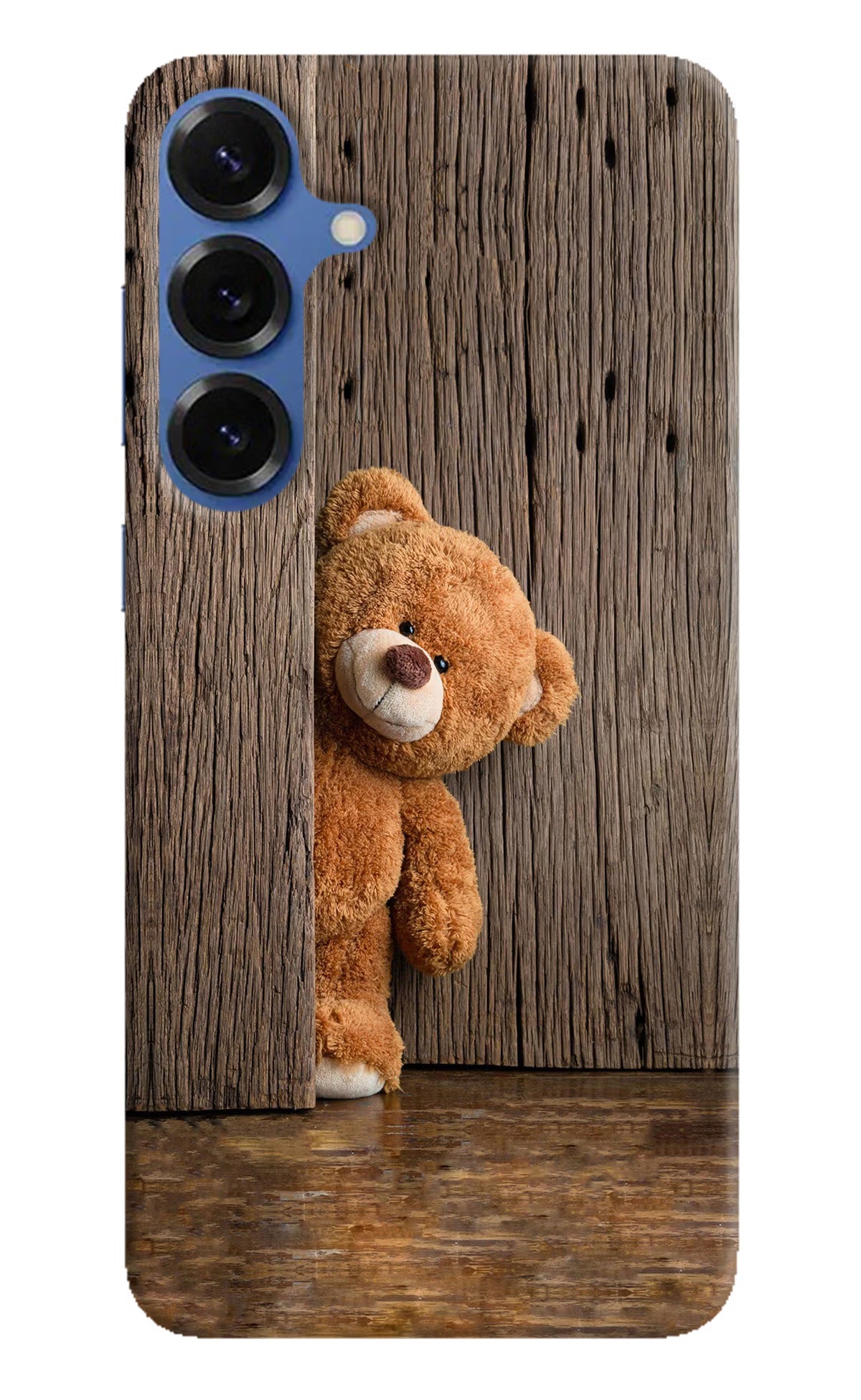 Teddy Wooden Samsung S25 Back Cover