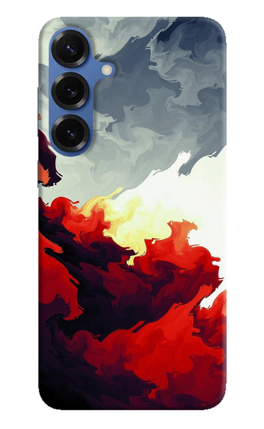 Fire Cloud Samsung S25 Back Cover