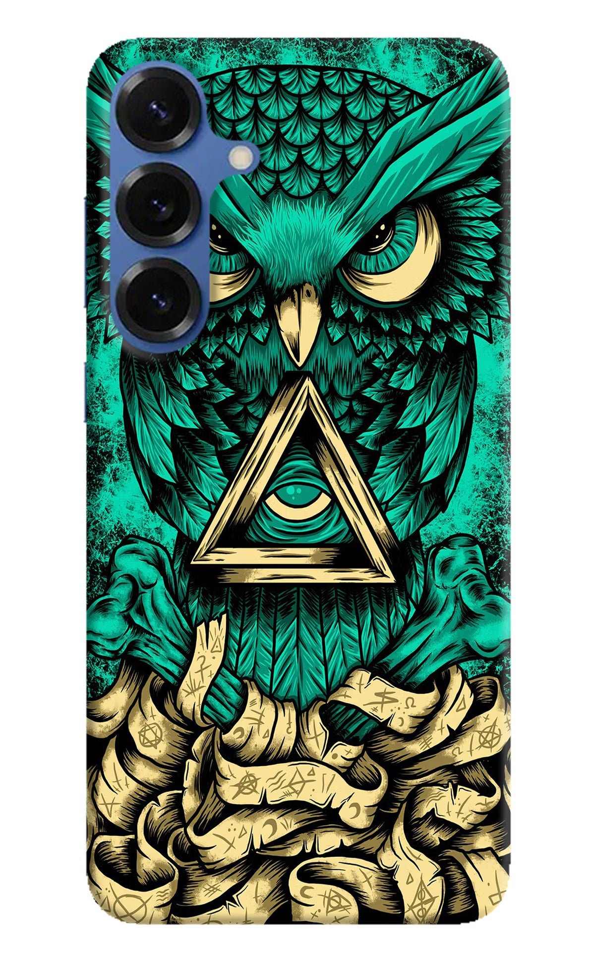 Green Owl Samsung S25 Back Cover