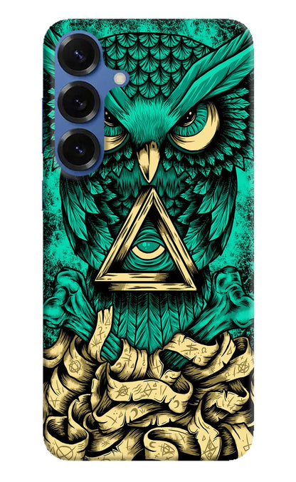 Green Owl Samsung S25 Back Cover