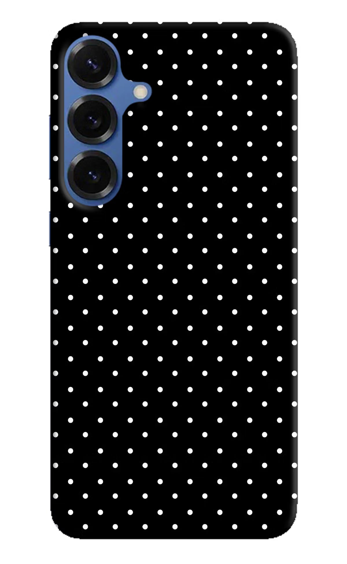 White Dots Samsung S25 Back Cover