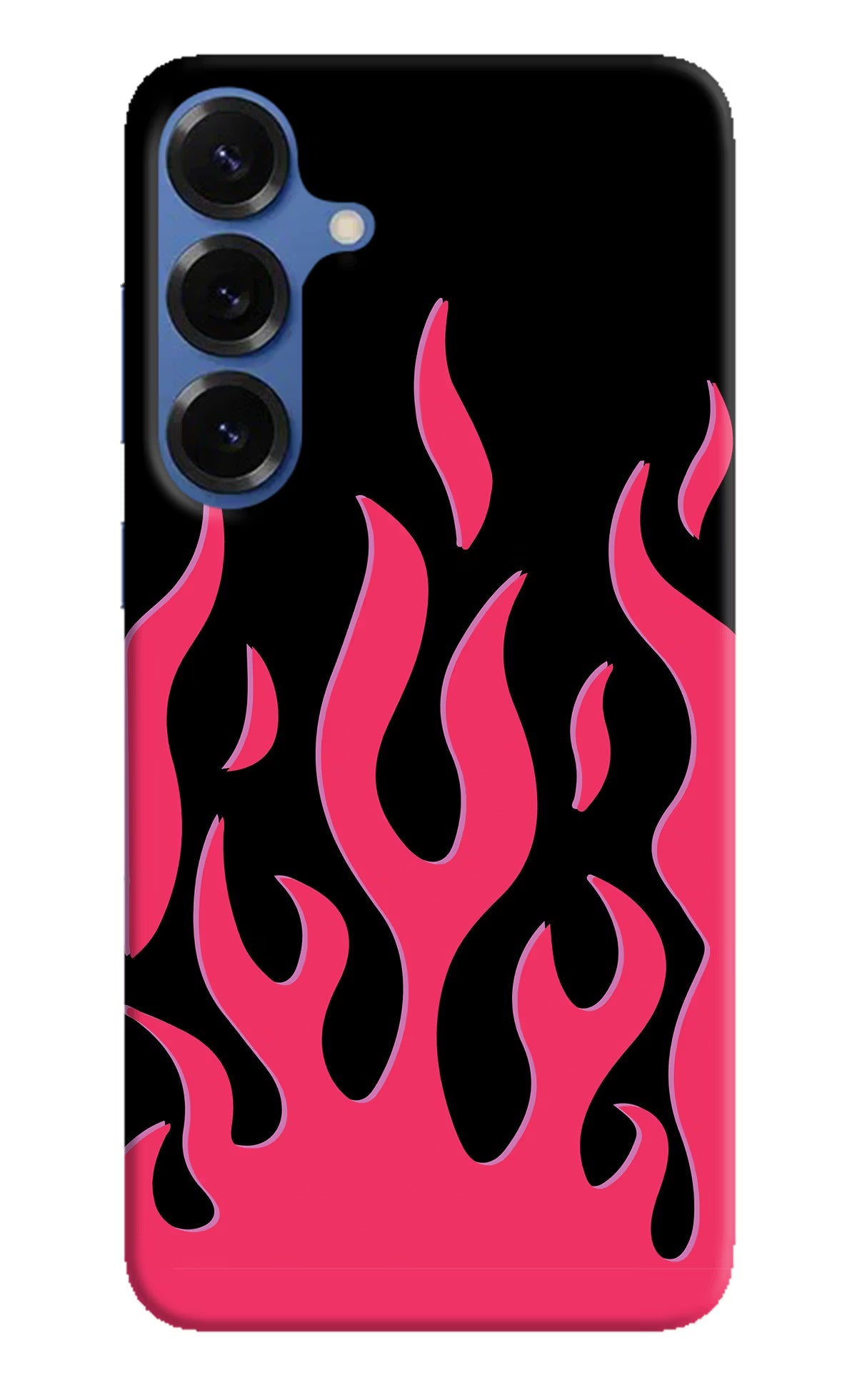 Fire Flames Samsung S25 Back Cover