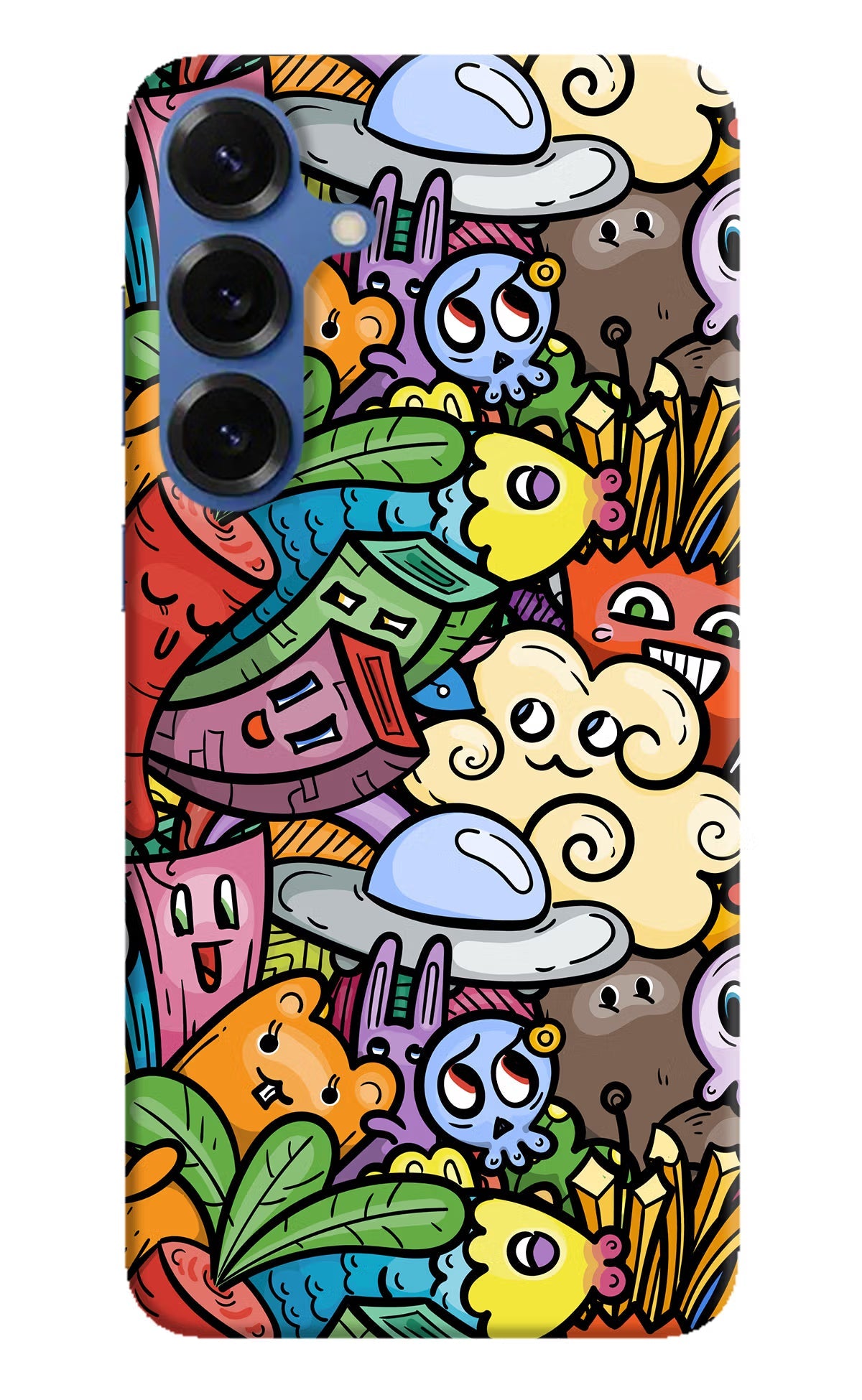 Veggie Doodle Samsung S25 Back Cover