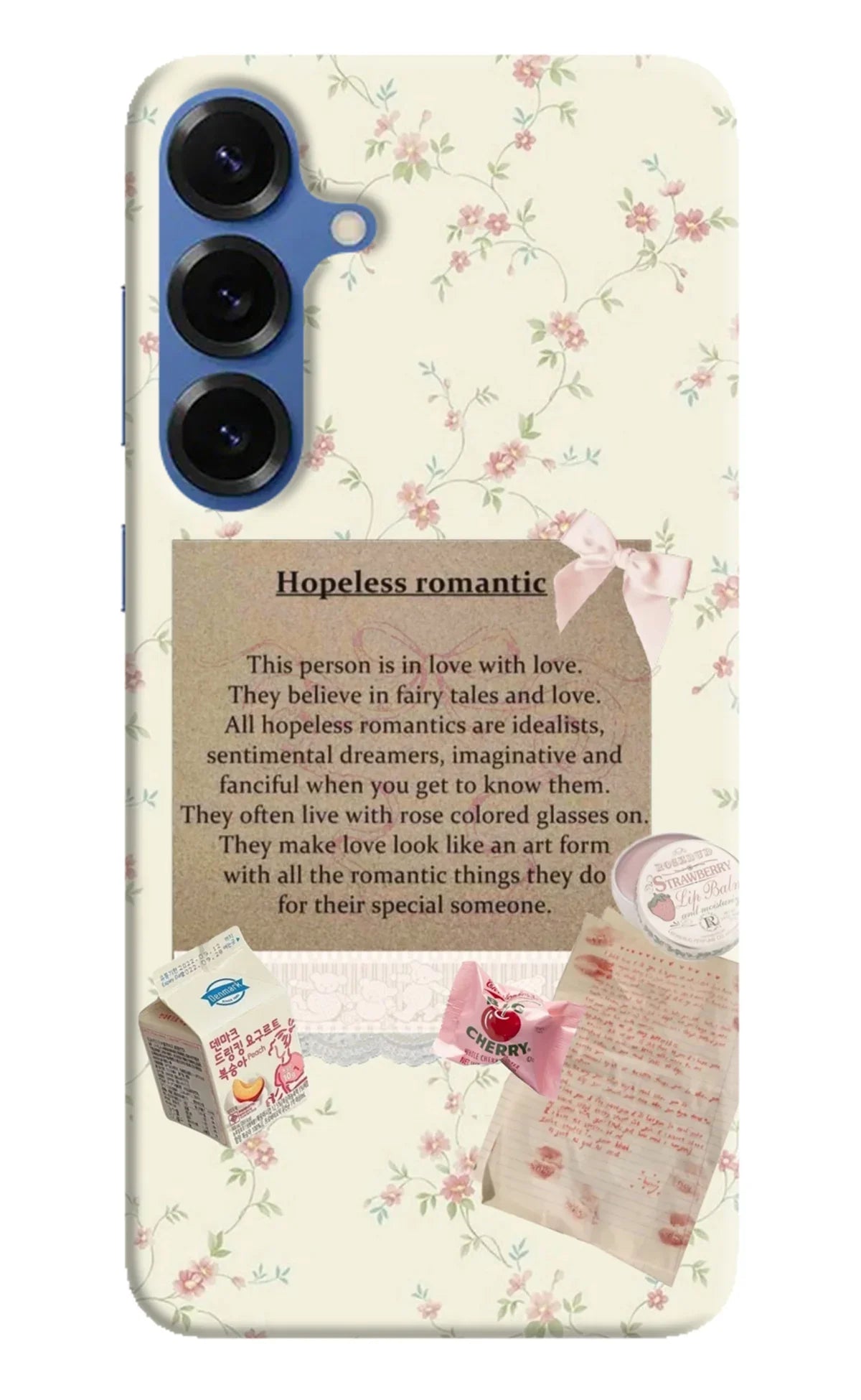 Hopeless Romantic Samsung S25 Back Cover