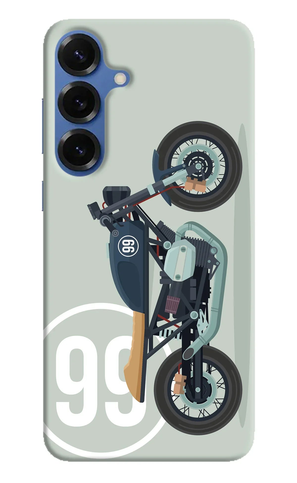 Classic Cafe Racer 99 Samsung S25 Back Cover