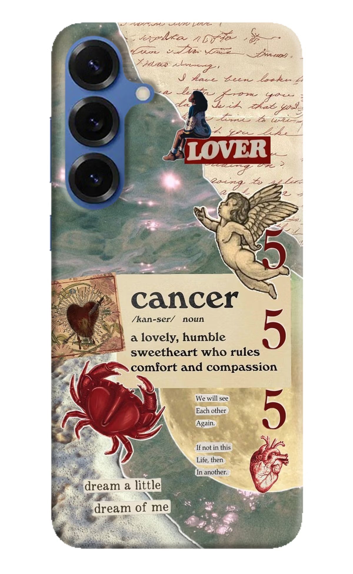 Cancer Zodiac Samsung S25 Back Cover