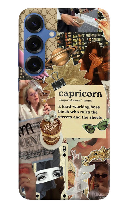 Capricorn Zodiac Samsung S25 Back Cover