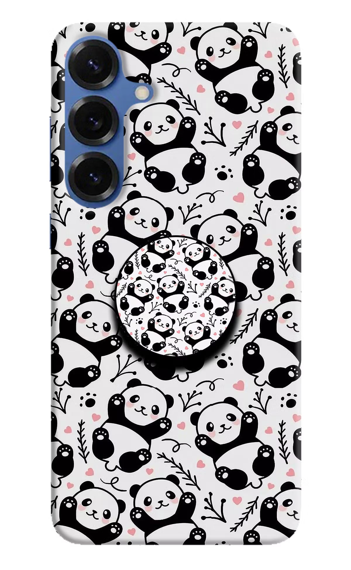 Cute Panda Samsung S25 Pop Case
