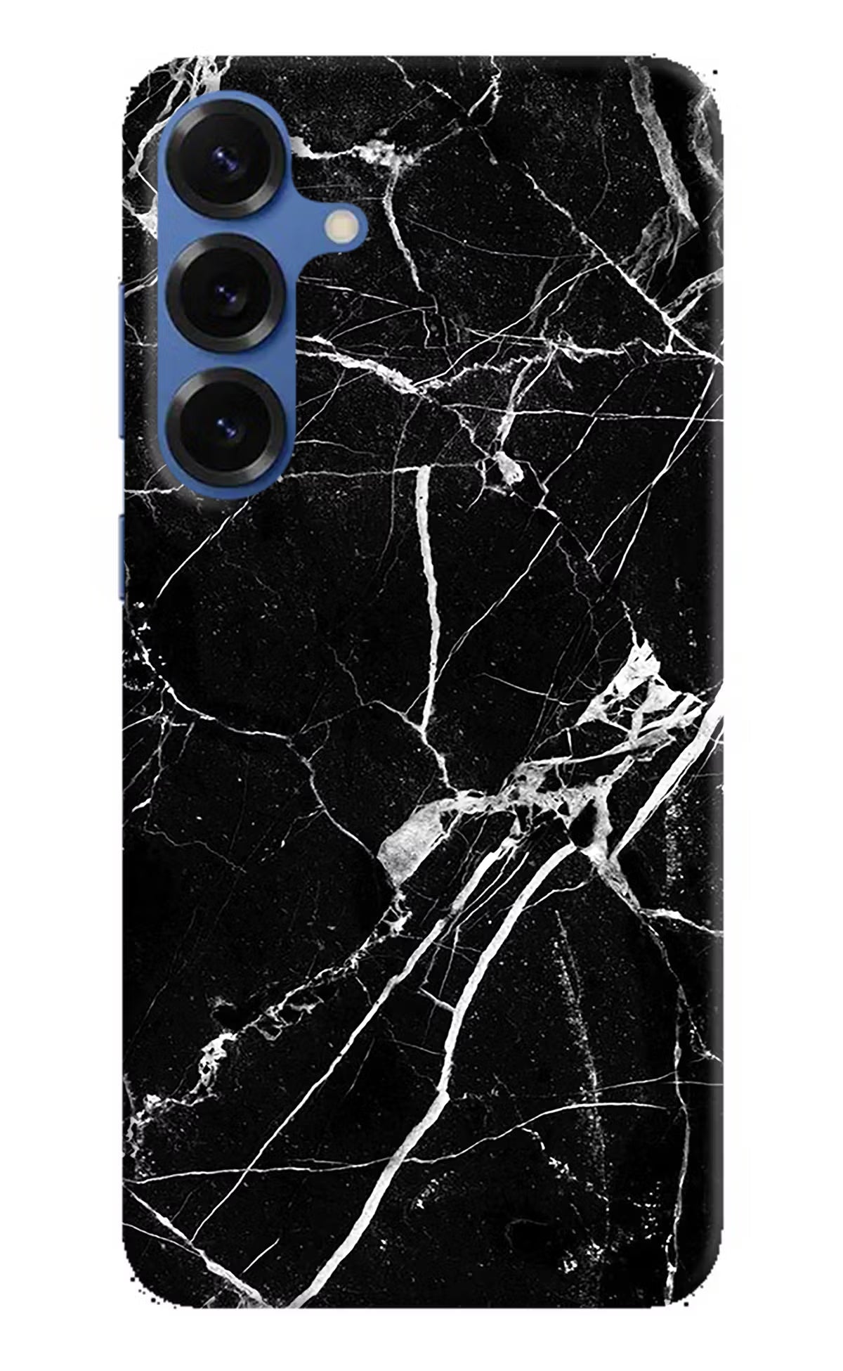 Black Marble Pattern Samsung S25 Plus Back Cover