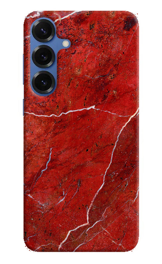 Red Marble Design Samsung S25 Plus Back Cover