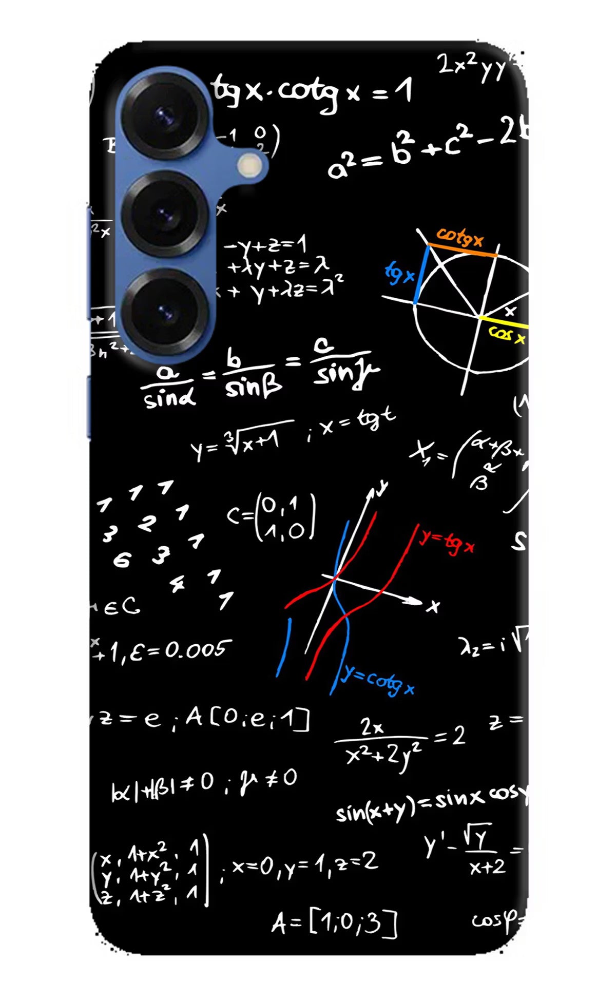 Mathematics Formula Samsung S25 Plus Back Cover