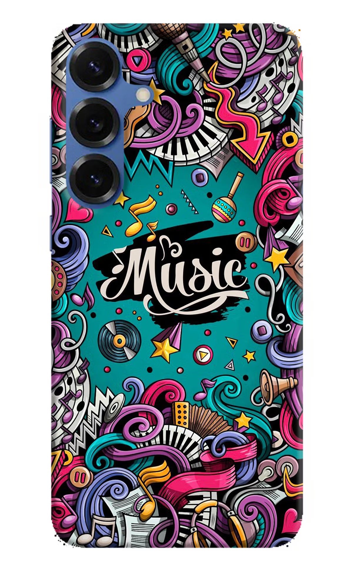 Music Graffiti Samsung S25 Plus Back Cover