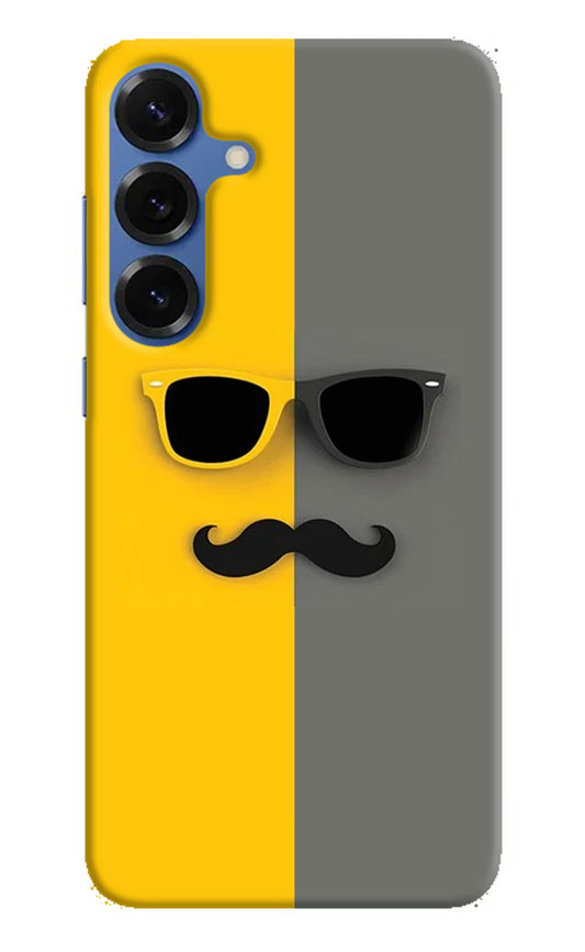 Sunglasses with Mustache Samsung S25 Plus Back Cover