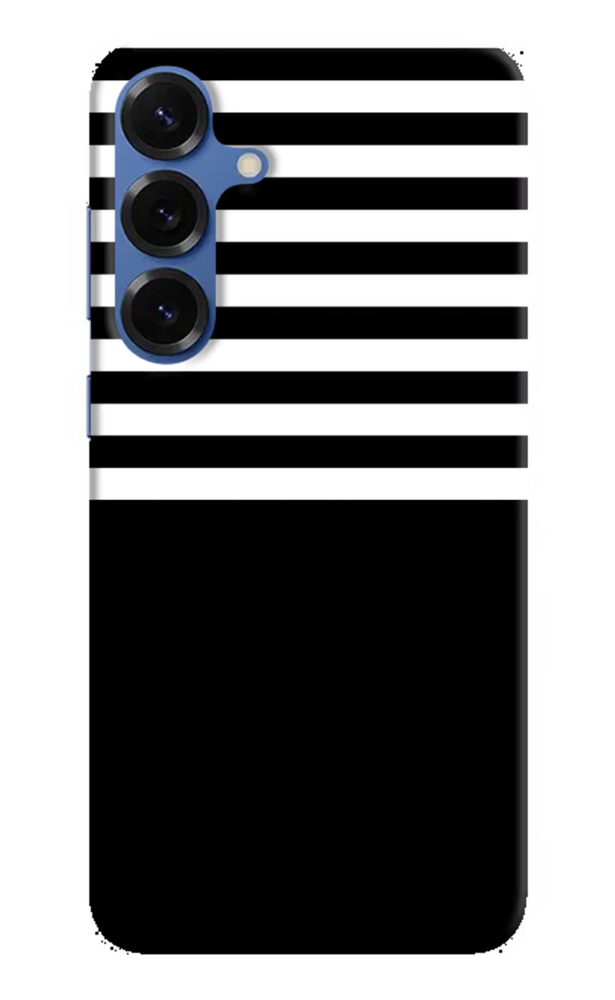 Black and White Print Samsung S25 Plus Back Cover