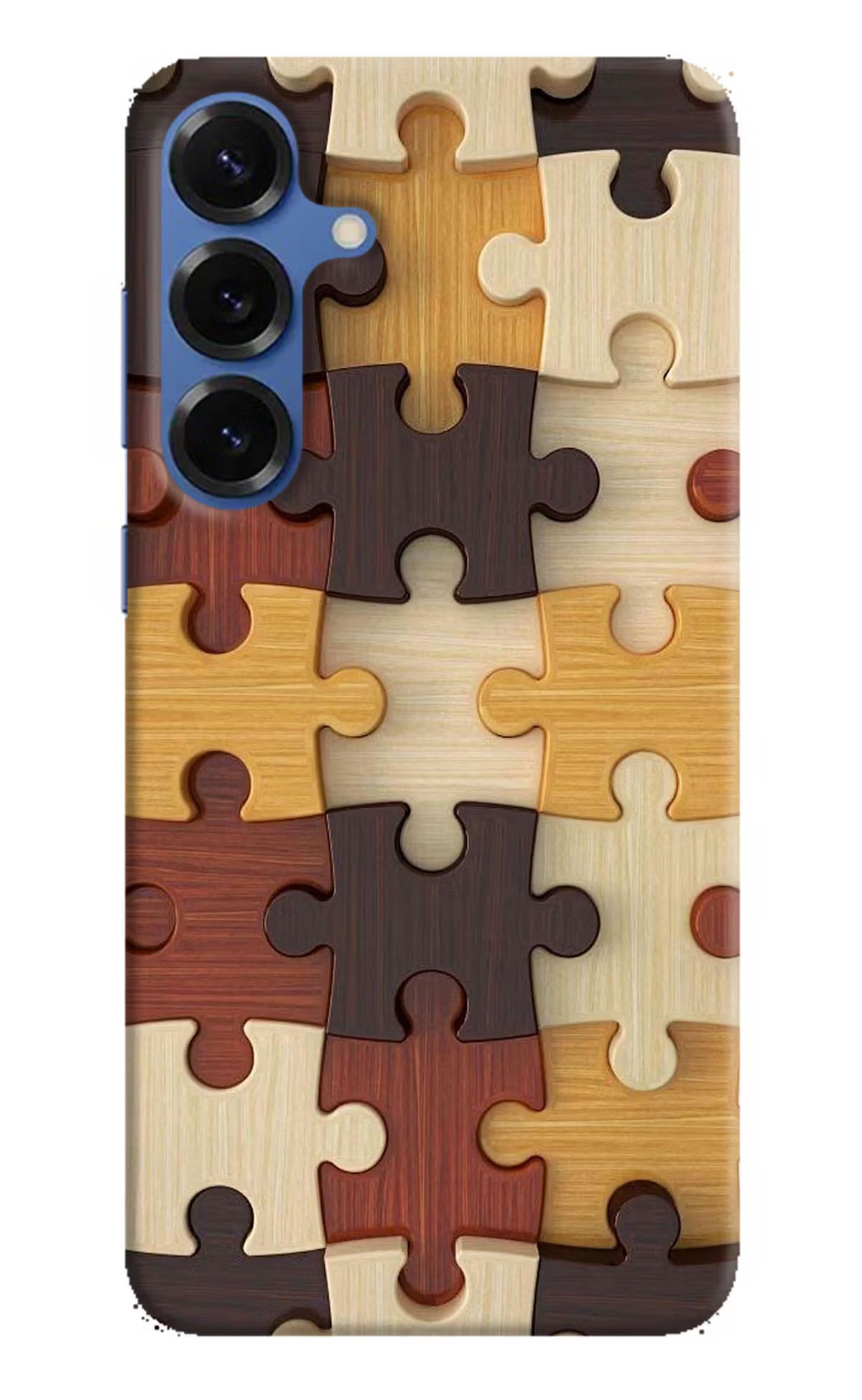 Wooden Puzzle Samsung S25 Plus Back Cover