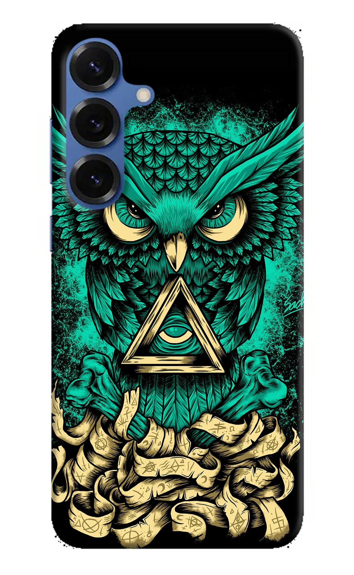 Green Owl Samsung S25 Plus Back Cover